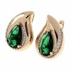 exklusive swarovski vergoldete ohrringe