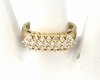 Goldring 18,60 mm. vergoldete Verlobung Xuping