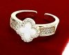 Goldring 17,00 mm. vergoldete Verlobung Xuping