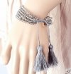 GOLDENES ARMBAND MIT EDELSTAHL