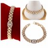 Armband aus 18 Karat vergoldetem Gold