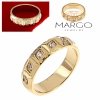 Ring 19,00 mm, goldener Edelstahl