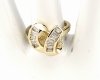 Goldring 18,60 mm. vergoldete Verlobung Xuping
