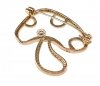 elegante Goldbrosche