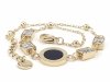 ARMBAND GOLD CELEBRITY EDELSTAHL