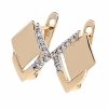 exklusive swarovski vergoldete ohrringe