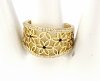 Goldring 17,00 mm. vergoldete Verlobung Xuping