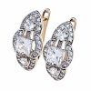 exklusive swarovski vergoldete ohrringe