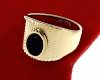 Ring 19,00 mm, goldener Edelstahl