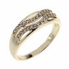 Goldring 18,60 mm. vergoldete Verlobung Xuping