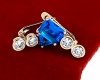 exklusive swarovski vergoldete ohrringe