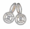 exklusive swarovski vergoldete ohrringe