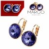 exklusive swarovski vergoldete ohrringe