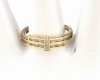 Goldring 18,60 mm. vergoldete Verlobung Xuping