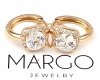 exklusive swarovski vergoldete ohrringe