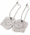 gold earrings made of stainless steel