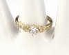 gold ring 18,60mm. gold-plated engagement xuping