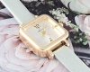 exclusive women's gold watch leather strap