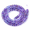 Glass beads faceted strands