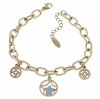 BRACELET GOLD CELEBRITY STAINLESS STEEL