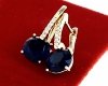 exclusive swarovski gold-plated earrings