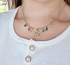 GOLD CHAIN NECKLACE celebrity STAINLESS STEEL