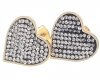 gold earrings made of stainless steel