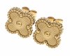 gold earrings made of stainless steel