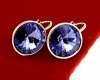 exclusive swarovski gold-plated earrings