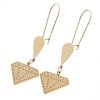 EARRINGS SILVER STAINLESS STEEL CELEBRITY