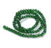 Glass beads faceted strands