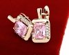 exclusive swarovski gold-plated earrings
