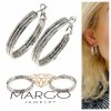 gold plated earrings with exclusive cubic zirconia