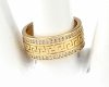 gold ring 18,60mm. gold-plated engagement xuping