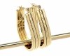 gold earrings made of stainless steel
