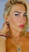 gold earrings made of stainless steel