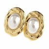 gold earrings made of stainless steel