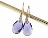 exclusive swarovski gold-plated earrings