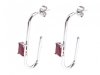 gold earrings made of stainless steel