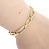 gold bracelet for a gold-plated leg
