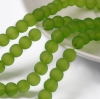 Glass beads faceted strands