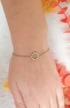 BRACELET GOLD CELEBRITY STAINLESS STEEL