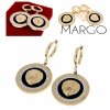 gold earrings made of stainless steel