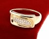 gold ring 18,60mm. gold-plated engagement xuping