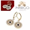 gold earrings made of stainless steel