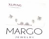 gold plated earrings with exclusive cubic zirconia