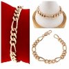 gold bracelet for a gold-plated leg