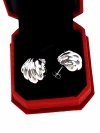gold plated earrings with exclusive cubic zirconia