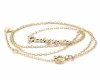 GOLD CHAIN NECKLACE celebrity STAINLESS STEEL