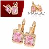 exclusive swarovski gold-plated earrings